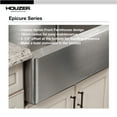 thumbnail image 5 of Houzer Epicure 33 in Stainless Steel Apron Front Single Bowl Kitchen Sink with Strainer and Grid - ENG-3320, 5 of 6