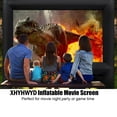 thumbnail image 5 of Inflatable Movie Screen Outdoor 15 Feet with Blower, Carry Bag, Tethers & Stakes, Black, 5 of 7