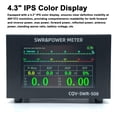 thumbnail image 1 of 200w 200W High Power Digital SWR Meter with 1.8-54Mhz Frequency 4.3 Inch IPS Color Display Auto Shut-off and Fine-Tuning Capabilities, 1 of 7