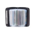 thumbnail image 3 of PULMCheerger Genuine Leather Credit Card Holder Wallet RFID Blocking Secure Card Case Zipper (Black), 3 of 6