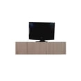 thumbnail image 4 of Mueble/repisa Flotante Minimalista para TV con 3 Puertas DECOMOBIL Muebletv/3puertas-W/O, 4 of 5