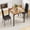 Retro-Soft Cushioned Seat, variant on Asofer 3-Piece 2 Person Dining Set, Space Saving Breakfast Nook & Multi-Function Study Desk for Small Apartment Dorm, Back to School Essential for College Students, Brown