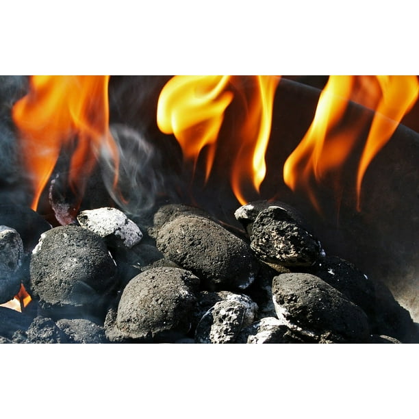 Briquettes Charcoal Fire Flames Fire Charcoal20 Inch By 30 Inch