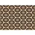 thumbnail image 1 of Ahgly Company Machine Washable Indoor Rectangle Transitional Black Brown Area Rugs, 7' x 10', 1 of 7