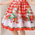 thumbnail image 3 of XEGLSBU Girls Dresses Size 10 Fall Kids Child Girls Pageant Gown Christmas Xmas Dance Party Princess Dress Dressers Red Size 8-9 Years, 3 of 9