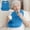 Blue, variant on Rvkxad Silicone Bib for Adults Elderly, Waterproof Adjustable Eating Clothing Protector, Large Coverage Washable Drool Bib for Seniors Disabled