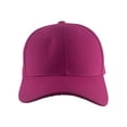 thumbnail image 2 of Blank Fitted Curved Cap Hat, Hot Pink 7 3/4, 2 of 4