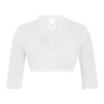 thumbnail image 5 of Oktoberfest Dirndl Blouse Women 2025 Elbow Sleeve Hollow Out White Lace Dirndl Shirt Oktoberfest Top Traditional Outfit, 5 of 7