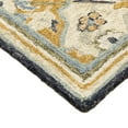thumbnail image 3 of Oriental Weavers Alfresco Hand-made Wool Area Rug - 28406 - 10' x 13' - in Blue/ Gold - Vintage Inspired, Hand-Made Wool Rugs, Family, Dining, Living Room Rug, 3 of 5