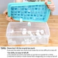 thumbnail image 5 of Ice Cube Tray with Lid and Bin for Freezer, Easy Release 55 Nugget Ice Tray with Cover, Storage Container, Scoop. Perfect Small Ice Cube Maker Tray & Mold. Flexable Durable Plastic, BPA Free, 5 of 5
