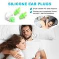 thumbnail image 3 of pitrice Waterproof Nose Clip Swimming Earplug Water Sports for Protection Ear Protector Green 1Set, 3 of 6