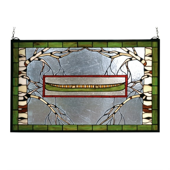 Meyda Tiffany 70490 Stained Glass Tiffany Window From The Outdoor Windows Collection -