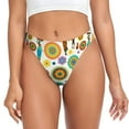 thumbnail image 1 of Balery Beautiful African Womens Tangas de Algodón para Mujer con Estampado – Ropa Interior Sexy, Transpirable, G-string-Medium, 1 of 6