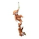 thumbnail image 1 of Estatua de mono colgante, figura de mono, adorno adorable, escultura de animal de resina impermeable para decoración de balcón y césped., 1 of 9