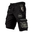 thumbnail image 3 of CONZONE 4Th Of July Mens Baggy Shorts Patriotic Independence Day Shorts For Men Casual Usa Flag Graphic Y2K 250 Years Freedom Shorts With Pockets, 3 of 6