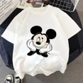 thumbnail image 3 of Camisetas de algodón para niños de Mickey Minnie Mouse, camisetas de verano para niños, camisetas de dibujos animados de Disney para niños, camisetas de anime kawaii para niños y niñas, 3 of 5