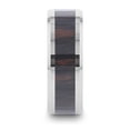 thumbnail image 2 of AZTEC Mahogany Inlaid Tungsten Carbide Ring with Polished Beveled Edges – 8mm, 2 of 2
