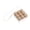 Coffee color, variant on 9-Key Mechanical Keyboards Switches Tester 9 Clicky Keys With Silicone Keychain For Stress Relief And Office Decoration