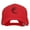 Red, variant on Tattoo Koi Fish Embroidered Pro Style Twill Caps - White OSFM
