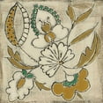 thumbnail image 2 of Zarris, Chariklia 20x20 Black Ornate Wood Framed with Double Matting Museum Art Print Titled - Earthenware Floral V, 2 of 4