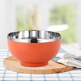 thumbnail image 1 of Tazón de ramen Perfecl naranja Contenedor duradero para servir, 1 of 8