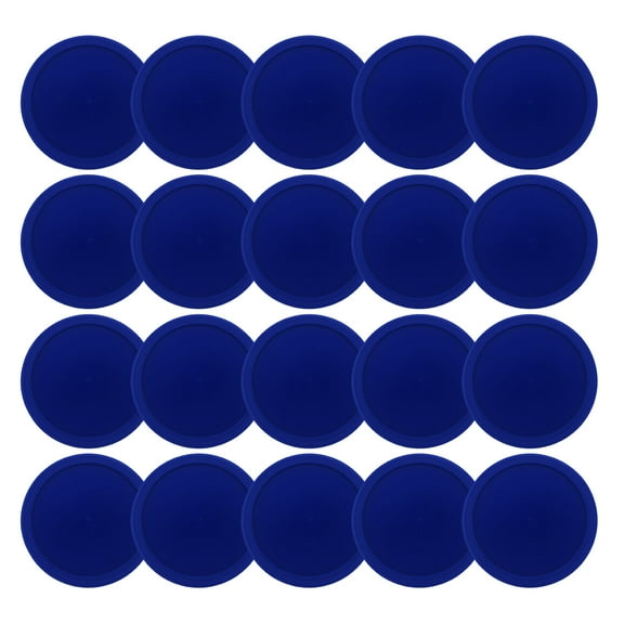 20Pcs Home Air Hockey Replacement Pucks Plastic Round Hockey Pucks Heavy Hockey Tables Pucks for Adult and Kids