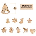 thumbnail image 4 of Adornos Para árboles de Navidad de Madera ANGGREK 100 piezas mezcla de Adornos Mini Santa Claus, 4 of 8