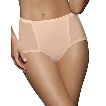 Bali Women's One Smooth U Simply Smooth Brief Panty, Nude, Medium/6