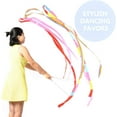 thumbnail image 6 of 6PCS 2M Gymnastics Streamers Rhythmic Ribbon with Wooden Stick for Kids Dance Twirling Play with Safety, 6 of 6