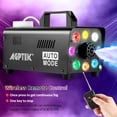 thumbnail image 2 of Máquina de humo LED portátil AGPTEK de 500 W con luces y control remoto, 2 of 9