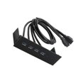 thumbnail image 3 of tredstone 5.25 inch USB Front Panel Hub Front Optical 4 2.0 USB Panel Drive PC Ports Case for Computer 4 Ports USB 3.0 163x105x53mm, 3 of 6