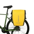 thumbnail image 1 of Bicycle Rear Side Bag Fully Waterproof PVC Bicycle Rear Rack Tail Seat Trunk Pannier 18L Reflective Cycling Bag, 1 of 11