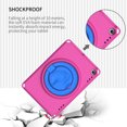 thumbnail image 3 of SaniMore for Amazon Fire HD 8 & 8 Plus (12th/10th Generation, 2022/2020) Case, Kid-friendly Shockproof EVA Backplane Two-layer Protective Case 360° Rotating Kickstand Holder Anti-fall Csae, Rose, 3 of 9