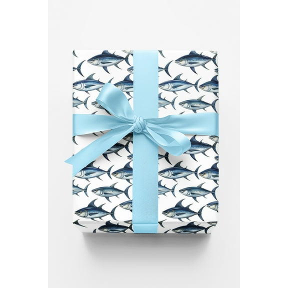 London Penny Premium Wrapping Paper - Let's Go Fishing