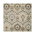 thumbnail image 6 of BNM Vintage Floral Damask Indoor Area Rug, 5' x 5' Square, Multi-Colored, 6 of 6