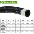 thumbnail image 4 of Unique Bargains AN-12 Fuel Line Hose 4 Ft L 17.46mm ID 24.38mm OD Vacuum Hose Automotive Fuel Hose 1 Pcs, 4 of 7