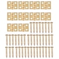thumbnail image 3 of Ecomeon Mini Butler Tray Hinge Set,Simulation Furniture Hinge Pair,Mini Butler Tray Hinge Set Simulation Metal Miniature Furniture Hinge Pair For 1:12 Dollhouse, 3 of 8