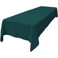 thumbnail image 2 of LA Linen TCpop60x108-TealDrkP82 Polyester Poplin Rectangular Tablecloth, Dark Teal - 60 x 108 in., 2 of 5