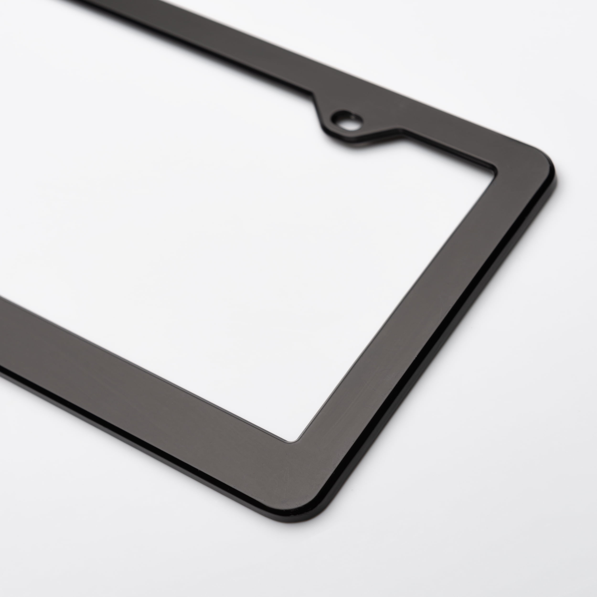 (3 pack) Auto Drive Black Metal Automotive Dealer License Plate Frame, 90140W