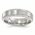 thumbnail image 1 of Edward Mirell Titanium Brushed & Polished Beveled 6mm Band Size 13, 1 of 4