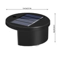 thumbnail image 3 of Solar Step Lights, Solar Deck Lights for Fence Waterproof Led Solar Lights for Stairs, Pool, Fence, Yard, Patio, and Pathway (Whith Light), 3 of 8