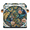 Multicolor 3, variant on CURLYOOT Seashell Starfish Cube Storage Bin 11 Inch Fabric Storage Cube for Shelves Decorative Ocean Beach Foldable Basket with Leather Handle for Closet Shelves Organizer