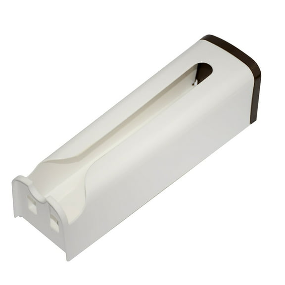 Trash Bag Dispenser Wall Mounted Grocery Garbage Bag Holder Plastic Bag Storage Box Garbage Bag Container Trash Bag Storage Box/ White Garbage Bag Storage Box