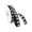 Ghost, variant on Ghost Halloween Ribbon, Black Ghost Pattern Plastic Ribbon for Gift Wrapping, Spooky Halloween DIY Craft Decorations, Perfect for Wreath, Treat Bag, Hair Bow, Home Mantel & Haunted House Party Decor