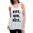 thumbnail image 6 of Wife Mom Boss Racerback Tank Top, Gifts For a Working Mom, Inspirational Tank, Mother's Day Gift, 6 of 8