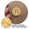 thumbnail image 3 of Hytrove 100Pcs Round Plastic Buttons for Sewing Clothing Accessories Golden Bronze Silver 15Mm, 3 of 8