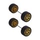 thumbnail image 3 of 2 piezas de ruedas 1:64, llantas de aluminio para modificaciones de automóviles con ejes de varilla redonda, Oro, 3 of 9