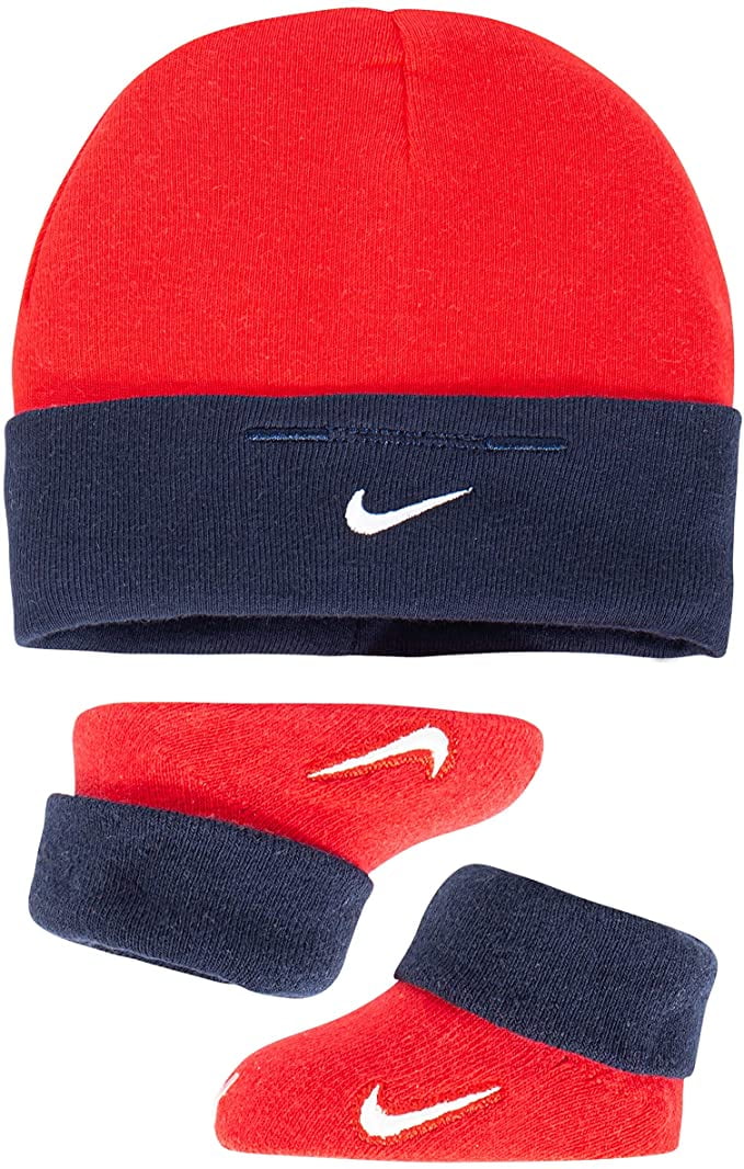 baby nike booties and hat