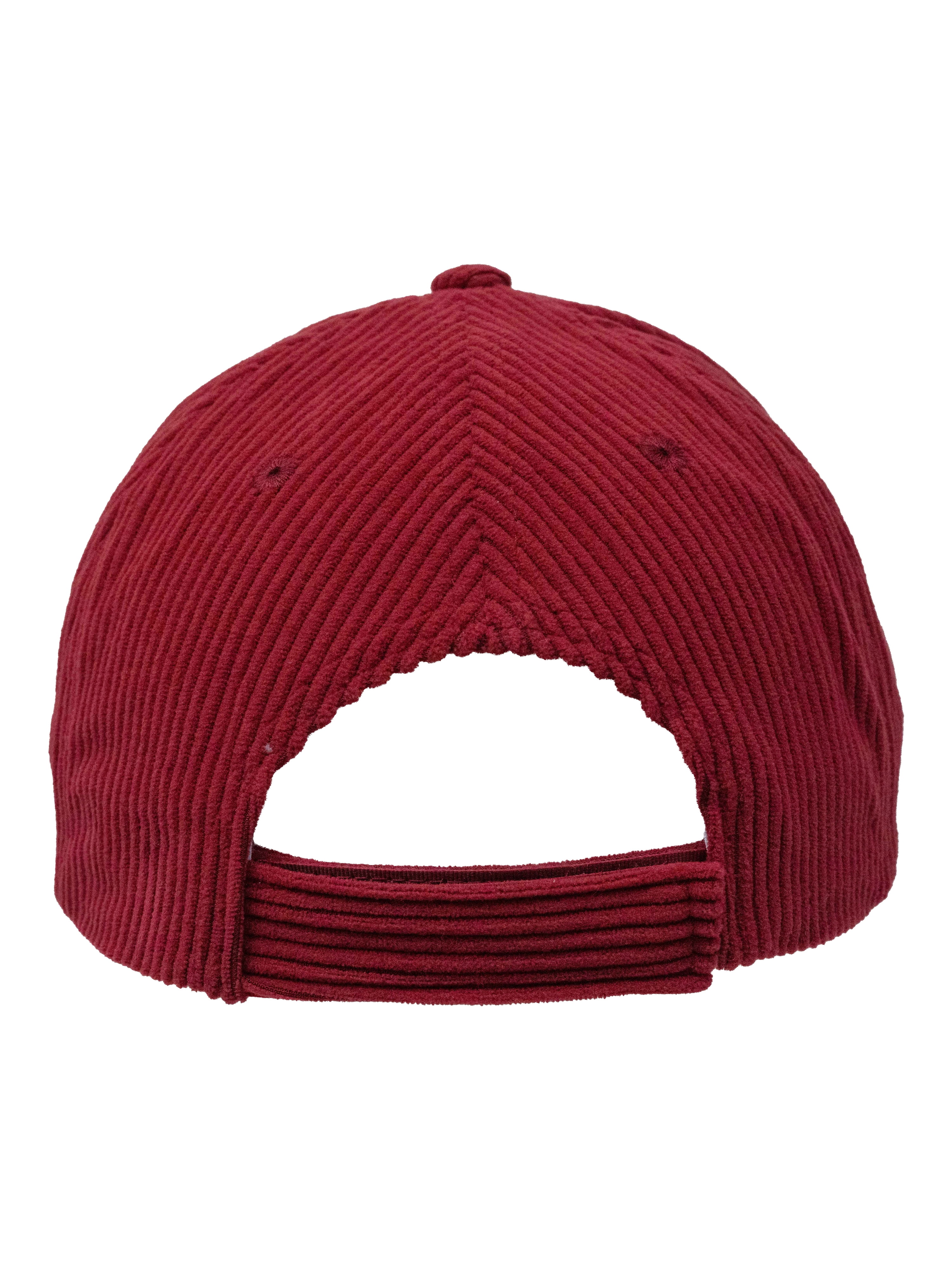 Wonder Nation Girls Baseball Hat, Red Corduroy Apple Icon
