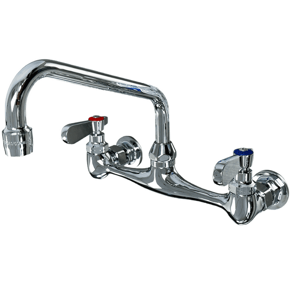 Wall-Mount Faucet, Commercial Kitchen Restaurant Heavy-Duty Faucet